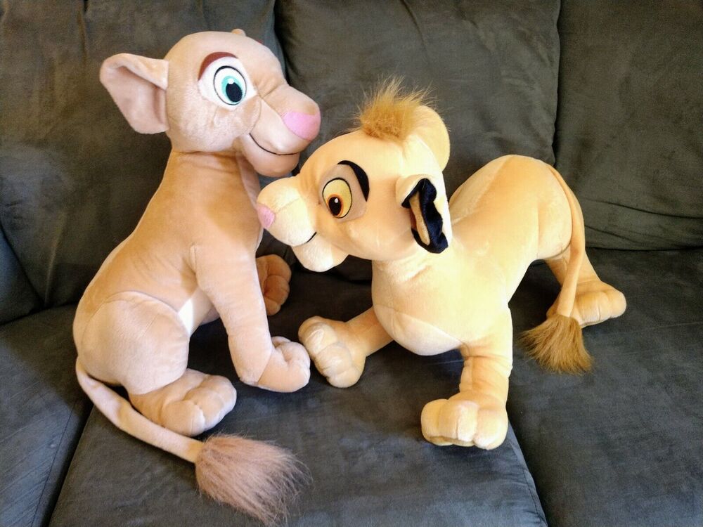 Large Disney Plush The Lion King Plush Simba And Nala Stuffed Animal